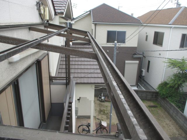 高砂市で既存波板の取り外し